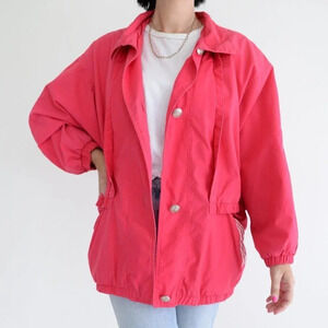 Vintage Fleet Street Pink Lightweight Jacket Med